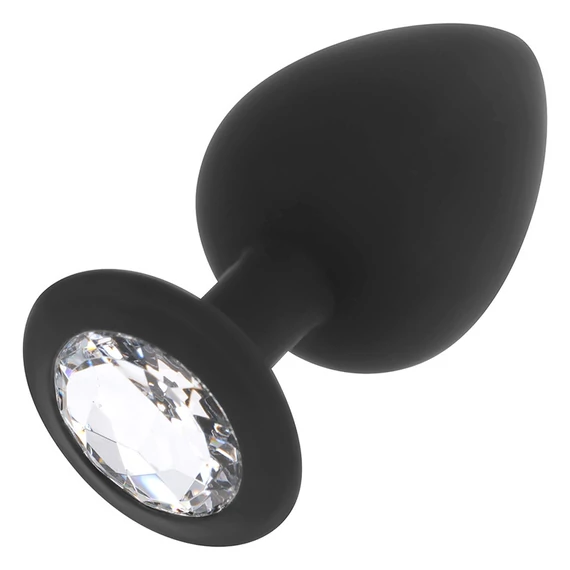 OHMAMA - prémium gyémánt szilikon análdugó L, 9 cm