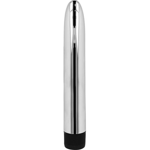 OHMAMA – klasszikus ezüst vibrátor 17,5 cm