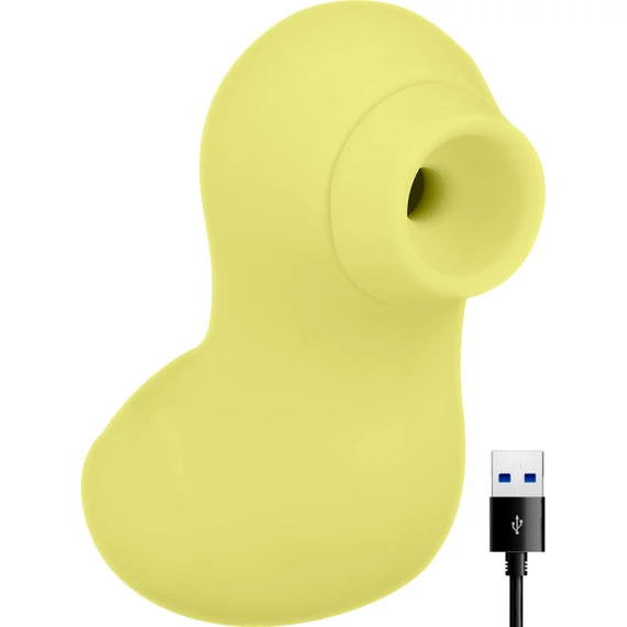OHMAMA – sárga újratölthető kényeztető vibrátor
