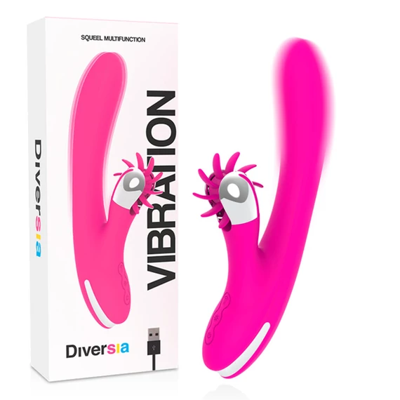 DIVERSIA – 24 cm-es érzéki nyuszi vibrátor