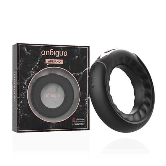 ANBIGUO Adriano – vibráló gyűrű Watchme vezeték nélküli technológiával