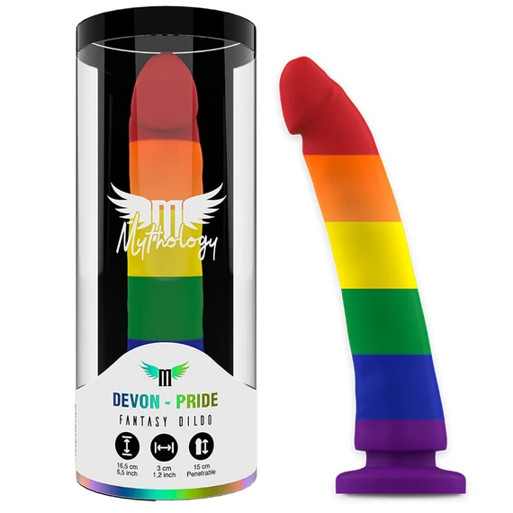 MYTHOLOGY - DEVON PRIDE - prémium dildó M méretben