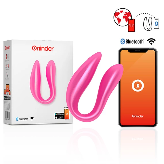 ONINDER Lisboa Pink – G-pontos és csiklóizgató prémium maszturbátor