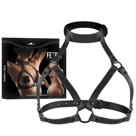 Fetish Submissive – állítható mellkaspánt prémium élményhez