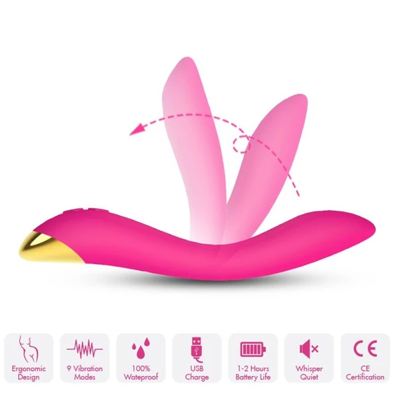 ARMONY Flamingo – többszörös pozíciójú vibrátor fukszia színben