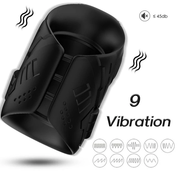 ARMONY - érzéki vibrátor és maszturbátor fekete színben