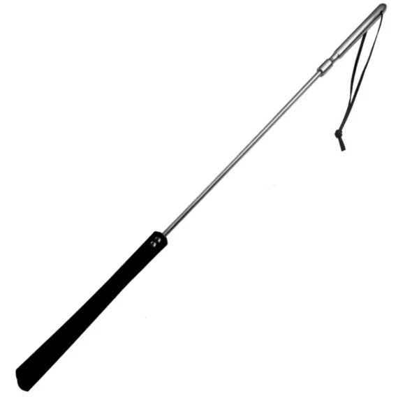 METAL HARD – eredeti bőr és fém korbács 70 cm