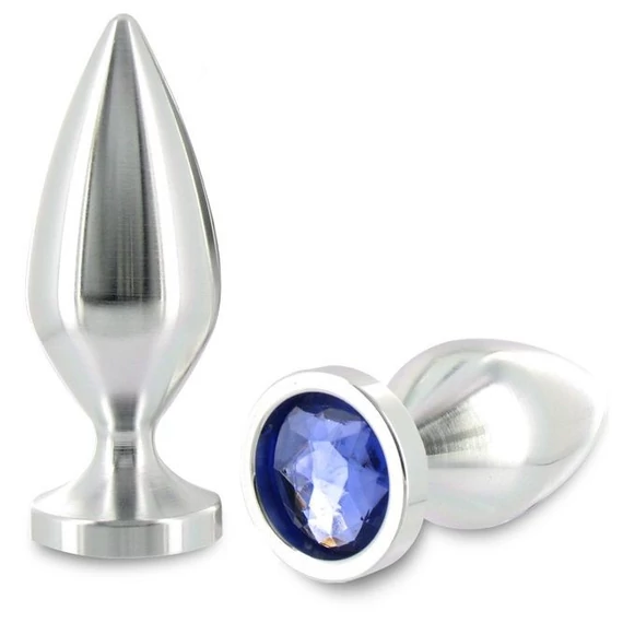 METAL HARD – kis aluminium análplug kristály színben 5.71 cm