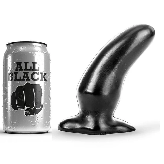 ALL BLACK – prémium anális dugó 13 cm