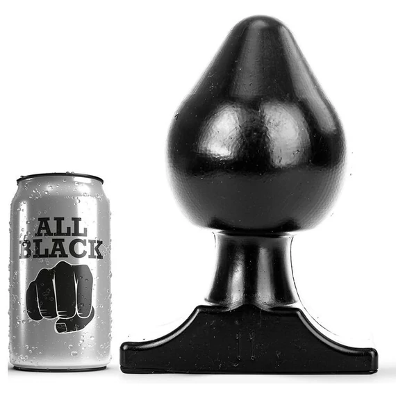 ALL BLACK - 19 cm-es prémium anális kényeztető
