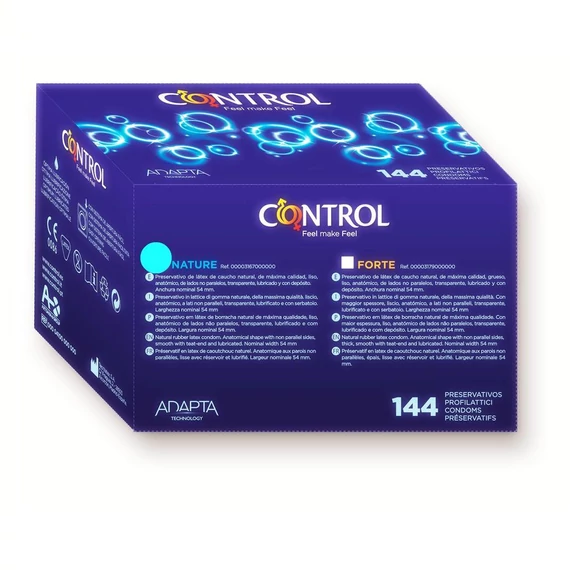 CONTROL Adapta Nature – prémium óvszer 144 db-os csomagban