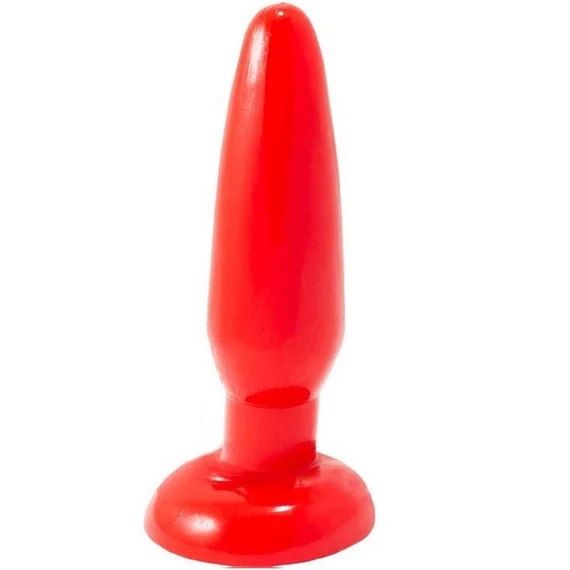 BAILE - prémium kisméretű piros anális dugó 15 cm
