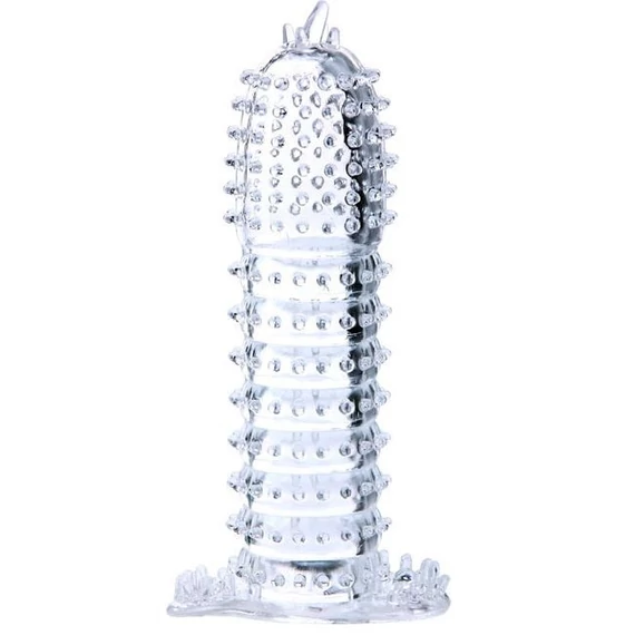 BAILE – áttetsző stimuláló tojás 14 cm hosszú péniszre