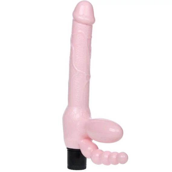BAILE – vibráló anál stimuláló nélküli heveder 25,4 cm
