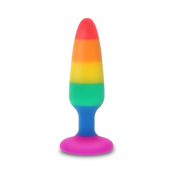 PRIDE - 8,5 cm LGBT zászlós anális dugó