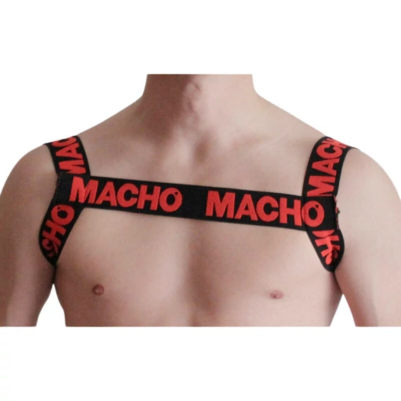 MACHO - érzéki piros hám a szenvedélyhez