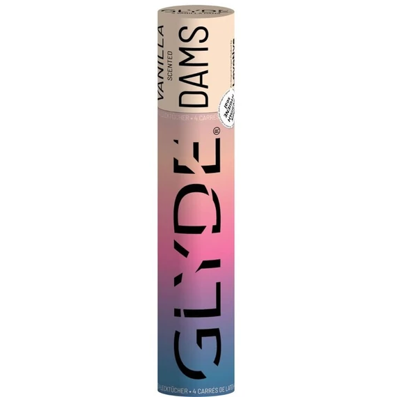 SHEER GLYDE - vaníliás ízű latex fólia orális élményhez