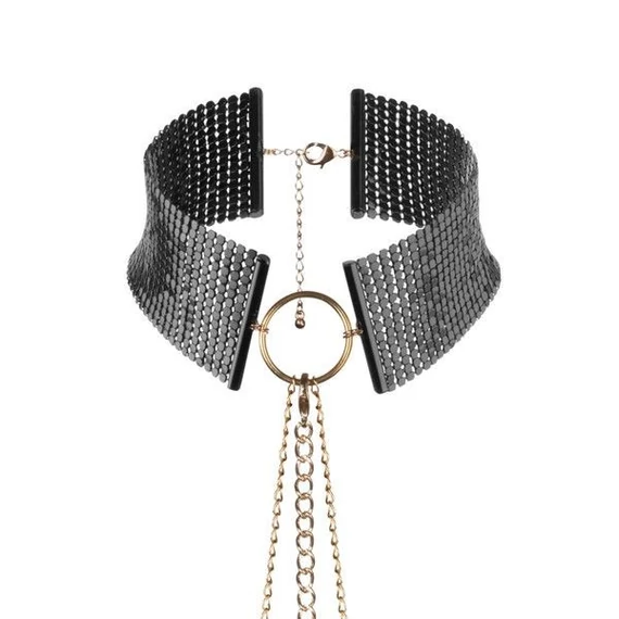 Bijoux – érzéki fém nyaklánc fekete színben
