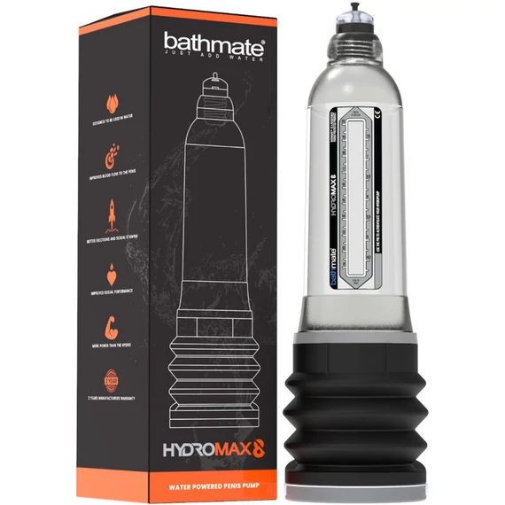 Bathmate Hydromax 8 – prémium vízálló péniszpumpa