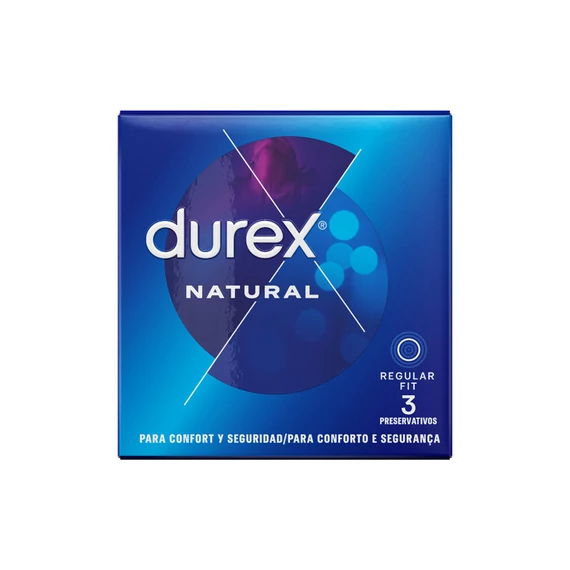 Durex Natural Classic – prémium óvszerek 3 darabos kiszerelésben