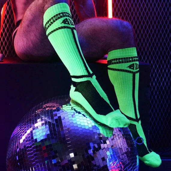 HYBRED SOCKS – prémium zöld neon magas zokni