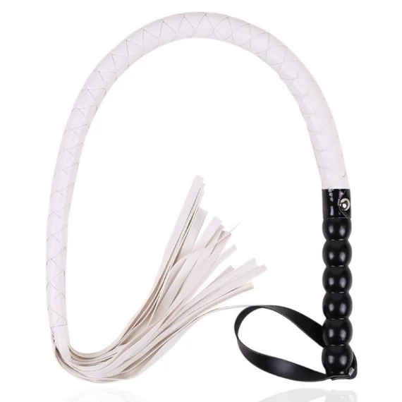 Whip Snaq – prémium 90 cm-es fehér korbács