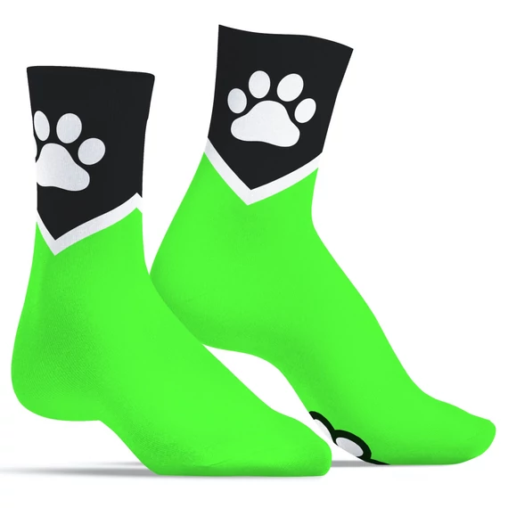 Paw Kinky – érzéki zöld kutyás zokni