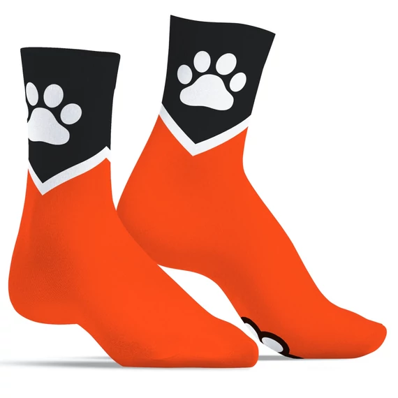 Paw Kinky Puppy – érzéki narancssárga zokni