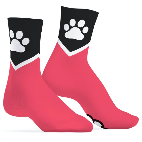 Paw Kinky Puppy – érzéki rózsás zokni 