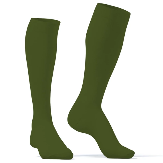 COLORS SneakXX – stílusos, magas szárú zokni khaki zöldben