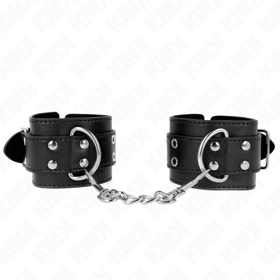 KINK – állítható csuklókötöző fekete 19-26 cm
