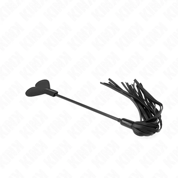 KINK - szív alakú 35 cm-es ostor, érzéki játékhoz
