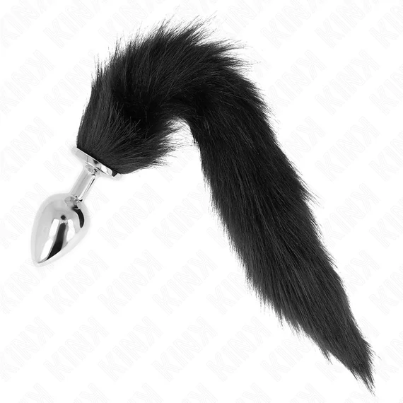 KINK – L méretű anális dugó szintetikus farral, 40 cm