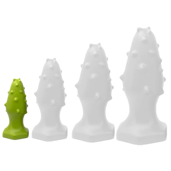 Monster Spike S – Zöld szilikon anális dugó (8x3,5cm)