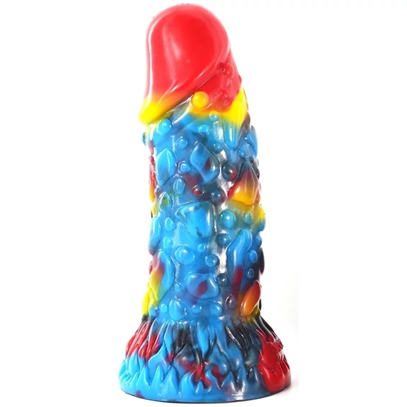 Toadyk – színes prémium dildó (17 x 6 cm)
