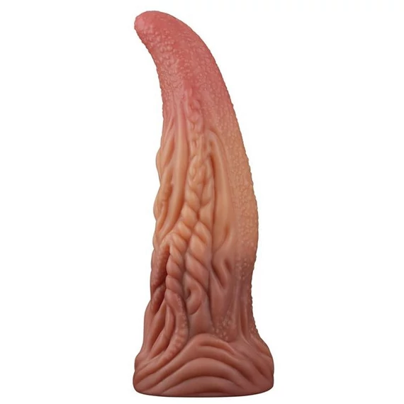Monster Tongue Nature – természetes érzetű vibráló pénisz 23 cm