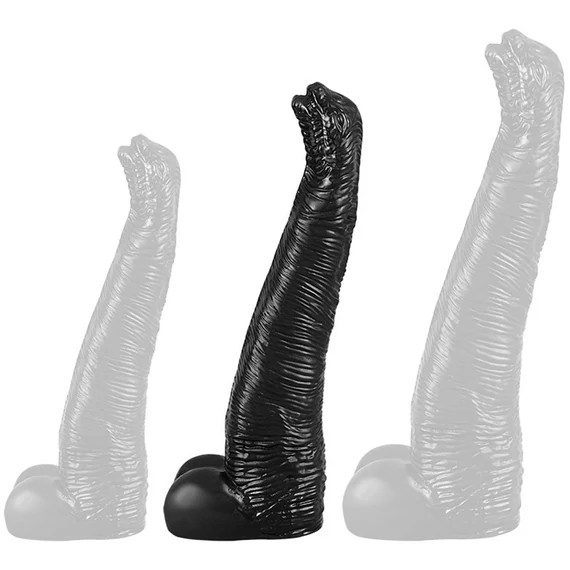Dildo Dino Diplo M – érdes textúrájú prémium dildó 25 cm