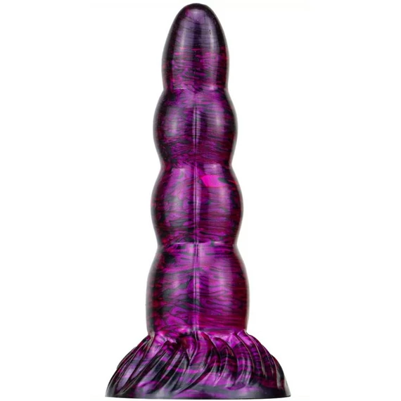 Fantasy Dildo Scopio – 17 cm-es prémium dildó, lila-fekete