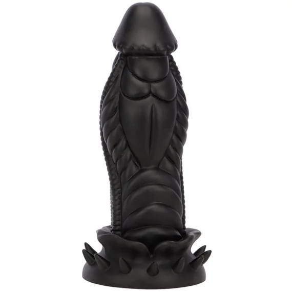 Allkus – prémium fekete dildó 20 x 7.5 cm
