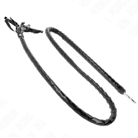 KINK – hosszú, fényes PVC ostor 138 cm