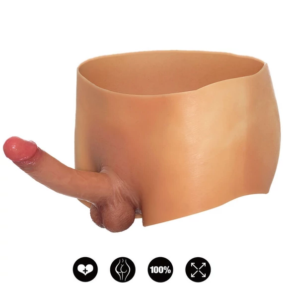 HIDDEN DESIRE – érzéki boxer 18 cm-es pénisszel S/M méretben