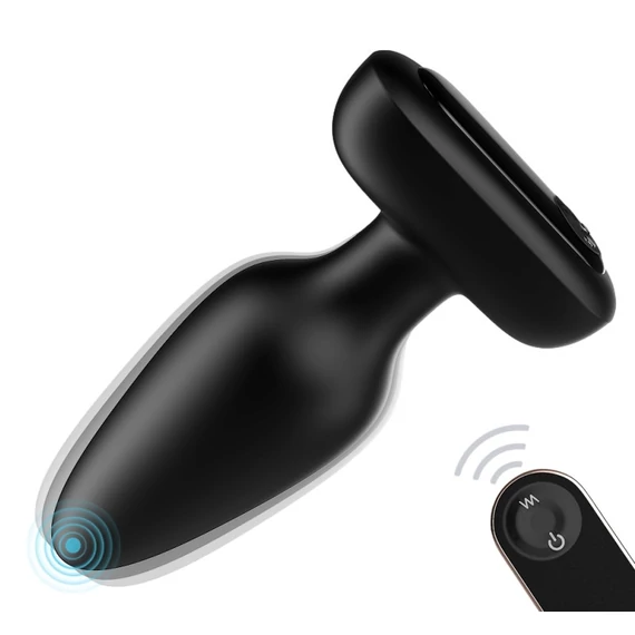 Visual Vibrating Plug – vibráló anális kényeztető fekete