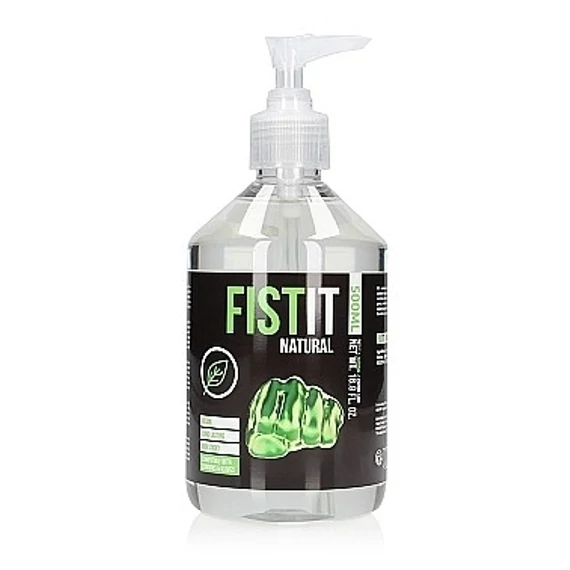 Fist It Natural - vegán intim síkosító 500 ml-es pumpás adagolóval