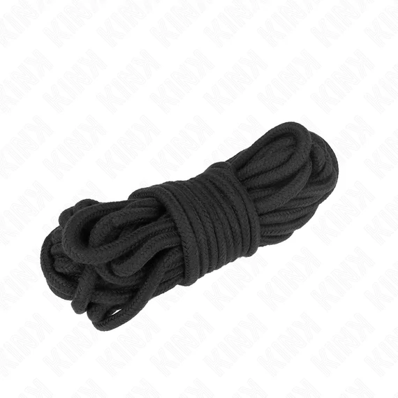 KINK – stílusos fekete pamut kötél (5 méter)