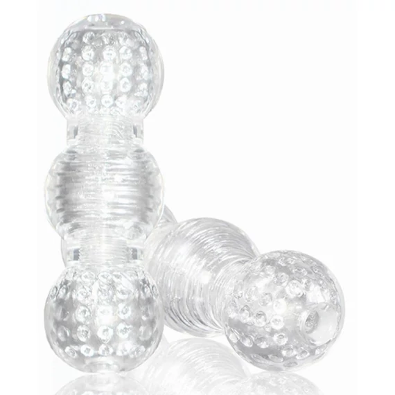 Prémium maszturbátor - 3 golyós, 15 cm férfiaknak