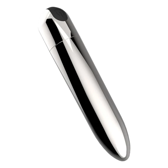 Mini Vibro Bull Silver – kompakt vibrátor ezüst színben