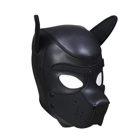 PUPPY – fekete neopréne maszk  érzéki játékokhoz
