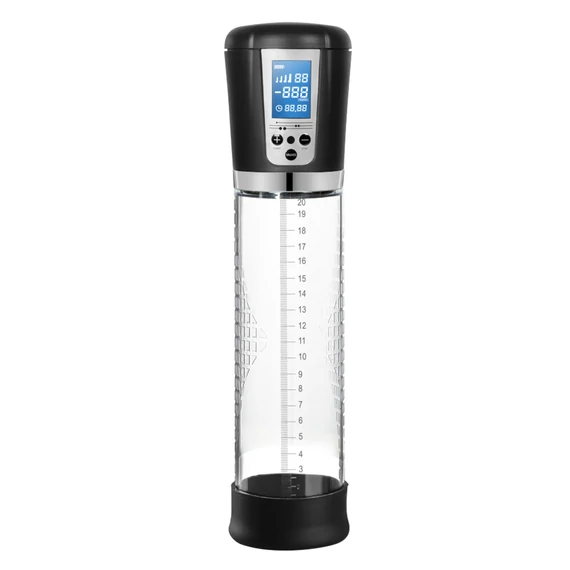 Automata péniszpumpa LCD kijelzővel – 20 x 6 cm