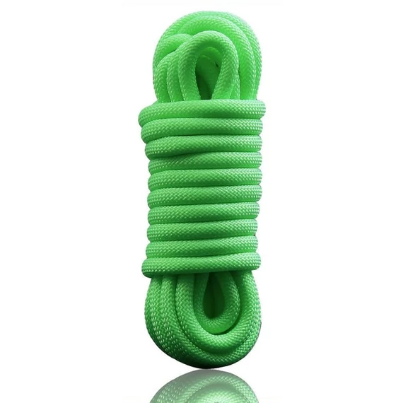 Bondage Rope – világító zöld kötelek 10m hosszúságban