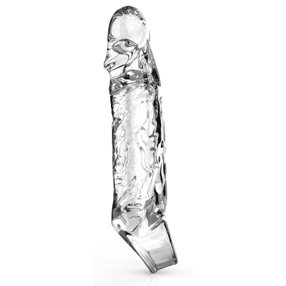 Get Real M – áttetsző pénisz hüvely 13 x 3 cm